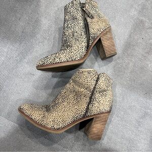 MIA Leopard Print Ankle‎ Boots Size 8
